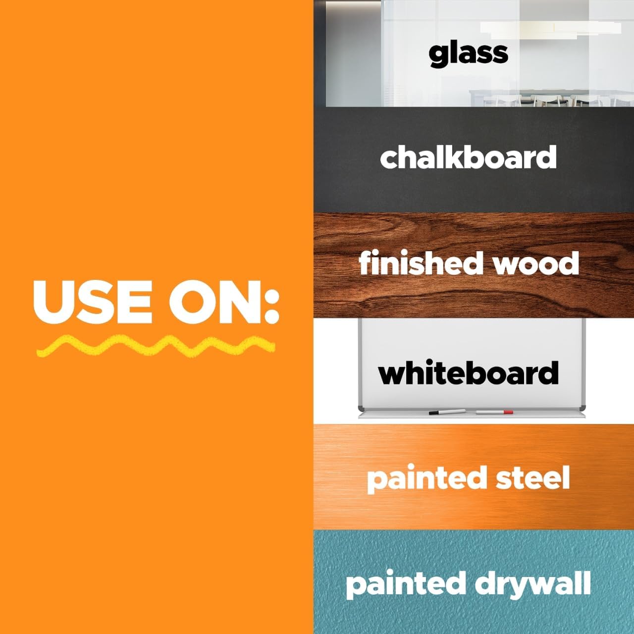 Post-it Dry Erase Peel-and-Stick Whiteboard Film – 3 ft × 2 ft, Removable Writable Surface