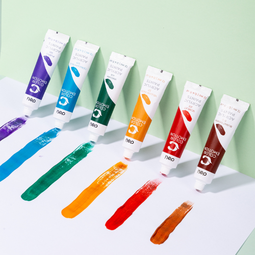 Acrylic Colors 12 Colors, 12ml