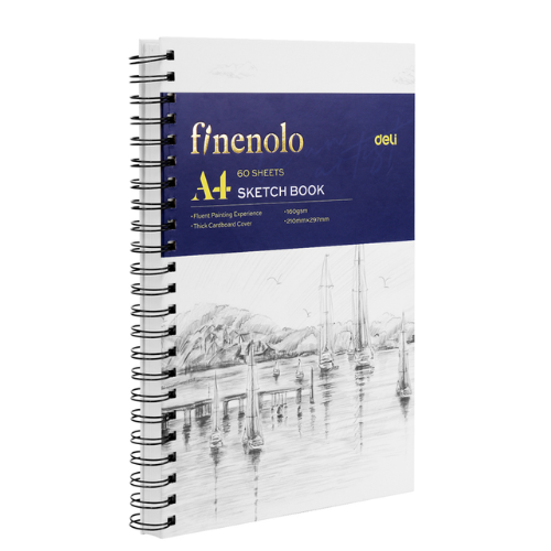 Spiral Portrait Sketch Book 60 Shts 16gsm Ast