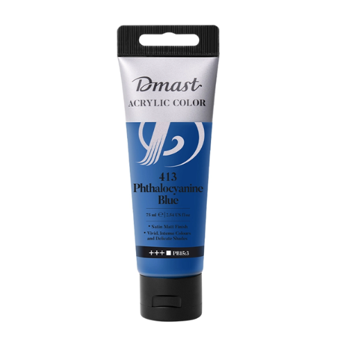 Dmast Acrylic Color 75ml Phtalocyanine Blue
