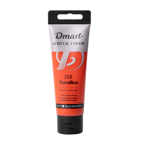 Dmast Acrylic Color 75ml Vermilion