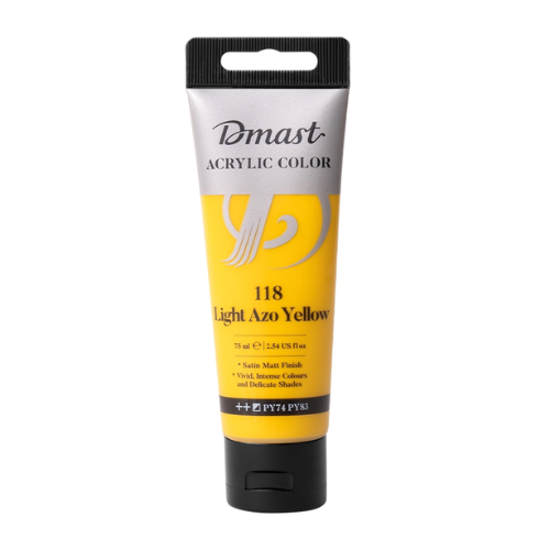 Dmast Acrylic Color 75ml Light Azo Yellow