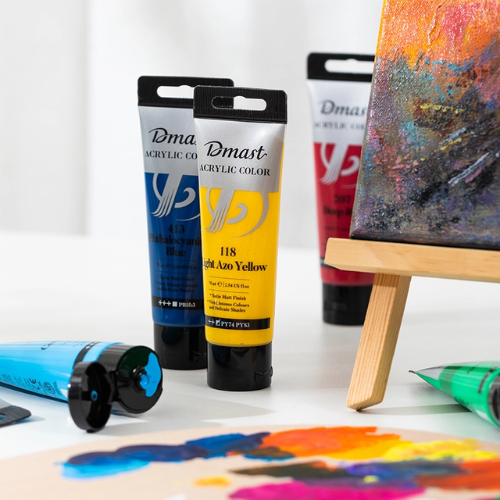 Dmast Acrylic Color 75ml Light Azo Yellow