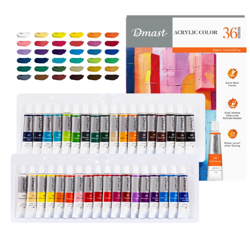 Dmast Acrylic Color 12ml 36 Colors