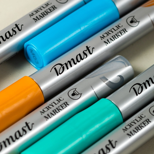 Dmast Acrylic Marker Bullet Tip 2mm 6 Color