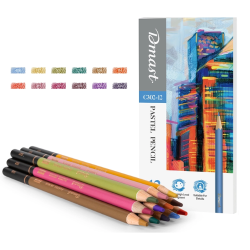 Dmast Pastel Pencil 12 Colors