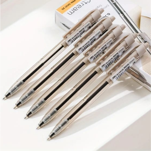 Retractable Smooth Ball Point Pen.7mm (BK)
