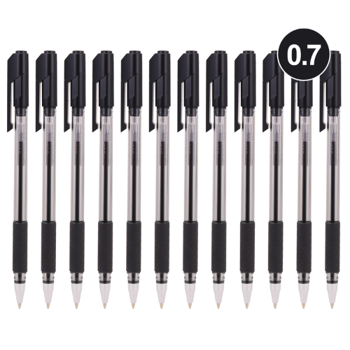 Smooth Ball Point Pen.7mm(1xx12)(BK)Arrow