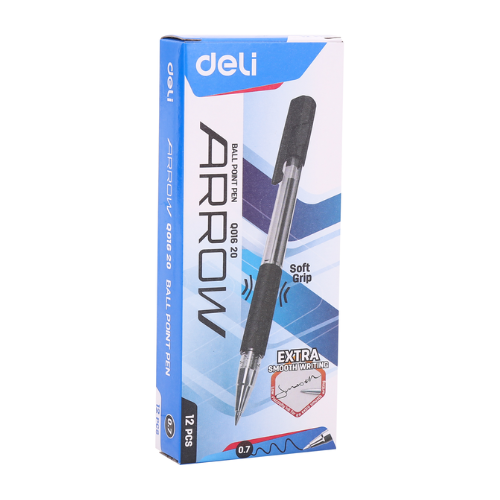 Smooth Ball Point Pen.7mm(1xx12)(BK)Arrow