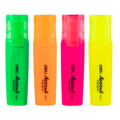 Deli Highlighter ASST(1x4)