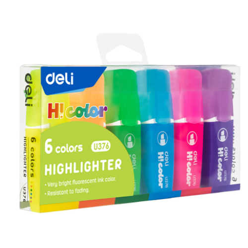Mini Highlighter Asst (1x6)