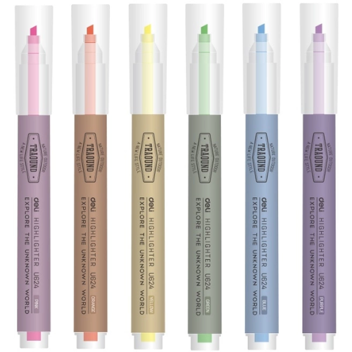 Deli Highlighter Asst (1X6)
