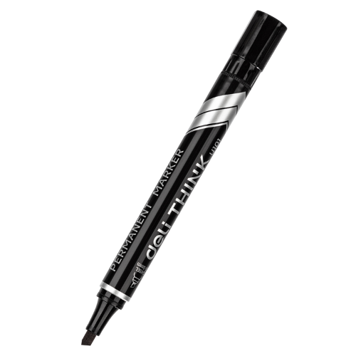 Permanent Marker Think (Black)Chisel (1x12)
