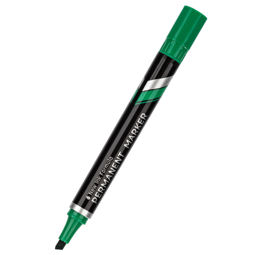 Permanent Marker Chisel Think (Green)(1x12)