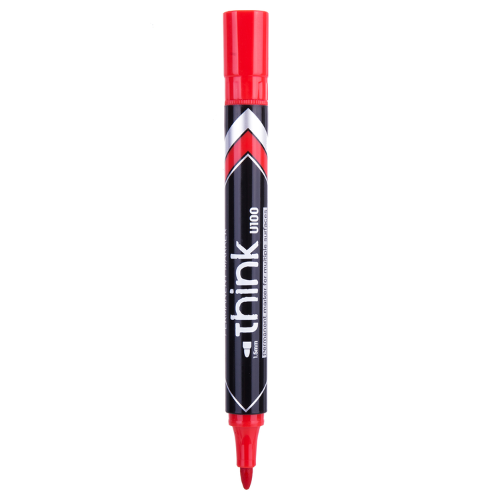 Permanent Marker Bullet Red(1x12)Deli