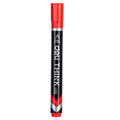 Permanent Marker Chisel 1.5-5mm(Bk,Rd,Bl,Gr)