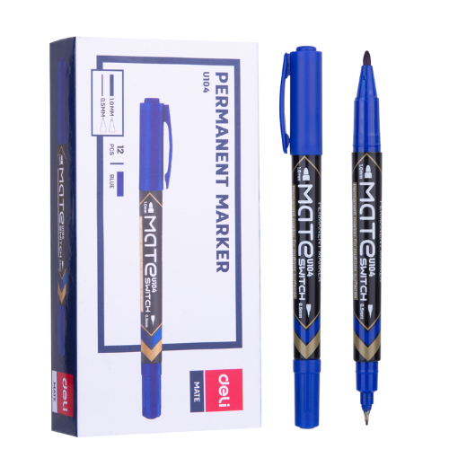 Dual Tip Permanant/M E0.5mm/1.0mm(1x12)Blue