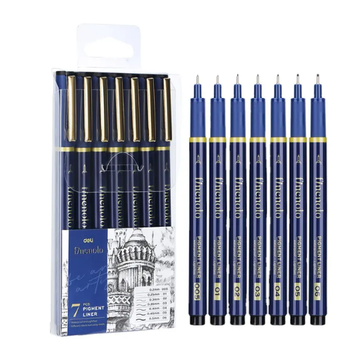 Deli Pigment Liner Black