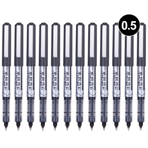 Roller Pen.5mm Black(1X12)