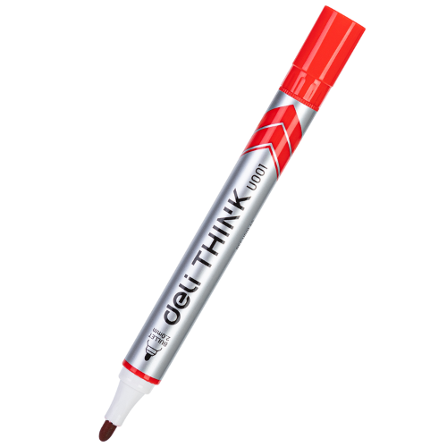 Dry Erase Marker Bullet Think Red (1x12)
