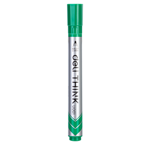 Dry Erase Marker Bullet Think Green (1x12)