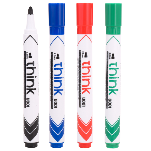 Dry Erase Marker Bullet 2.00mm(1x4)(ASST)