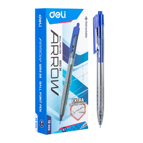 Retractable S/Ballpoint Pen .7mm(1x12)(BL)
