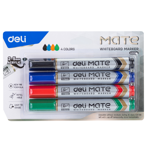 Refillable Dry Erase Marker (Asst)(1x4)