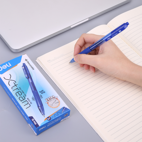 Retractable S/ball Pen with Grip 0.7mm BE (1x12)