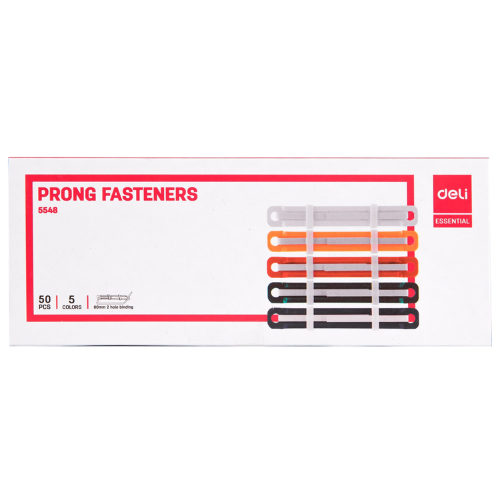 80mm Plastic Fasteners (1x50) (5 Colors)