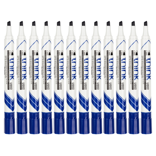 Dry Erase Marker Blue Chisel (1x12)