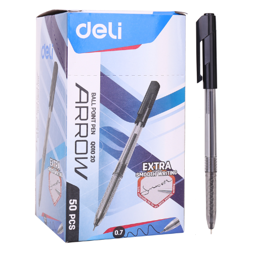 Smooth Ball Point Pen .7mm BK(1X50)