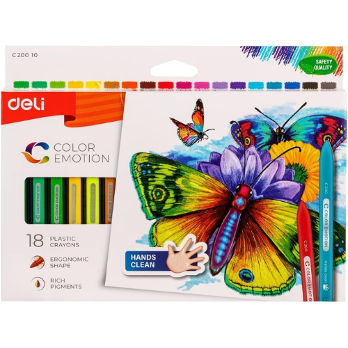 Crayon Plastic 18 Colors