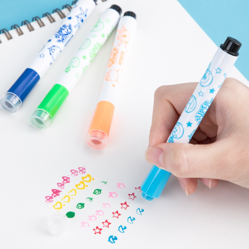Superwings Stamp Felt Pen 12 Colors
