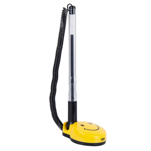 Deli Rubber Grip Gel Ink Table Pen 0.5mm (Black)