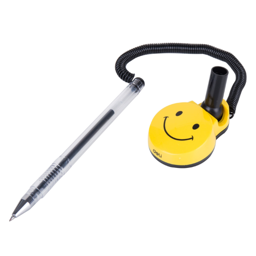 Deli Rubber Grip Gel Ink Table Pen 0.5mm (Black)