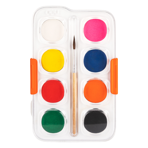 Water Color Cake Paint 8 Color+Brush