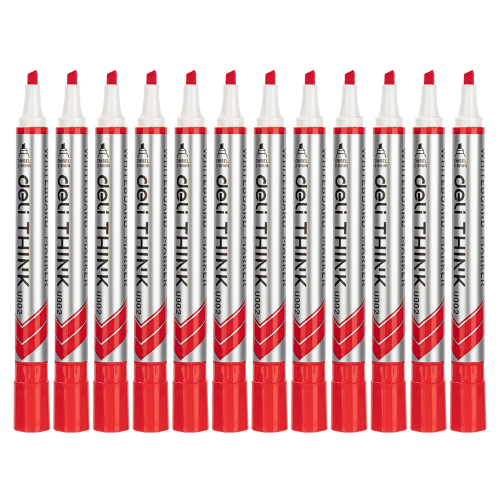 Dry Erase Marker Red Chisel (1x12)