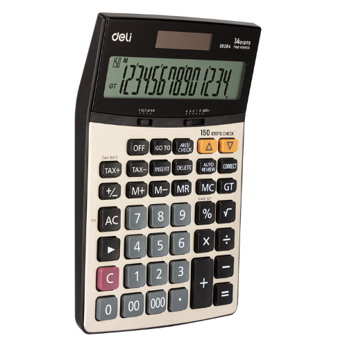 Dual Power Calculator Plastic 150 Steps 14 Digits