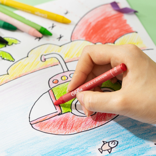 Wax Crayon 12 Colors