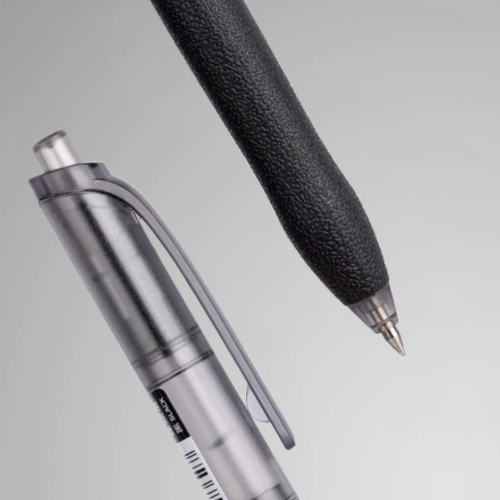 Retractable Soft Grip Gel Ink Pen 0.5mm (1x12)