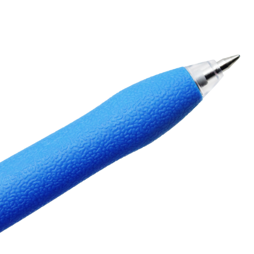 Retractable Soft Grip Gel Ink Pen 0.5mm (1x12)