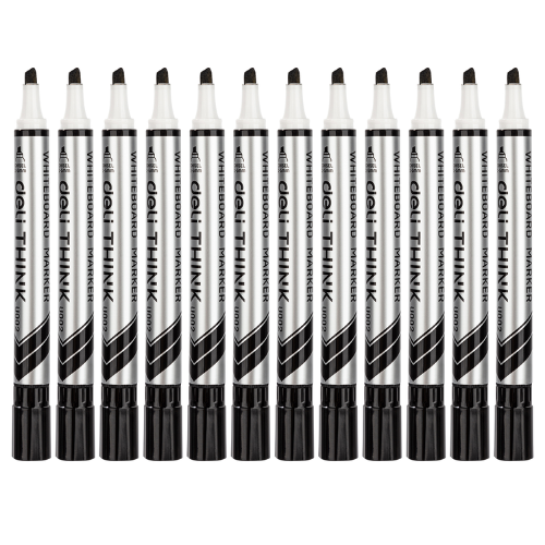 Dry Erase Marker Black Chisel (1x12)