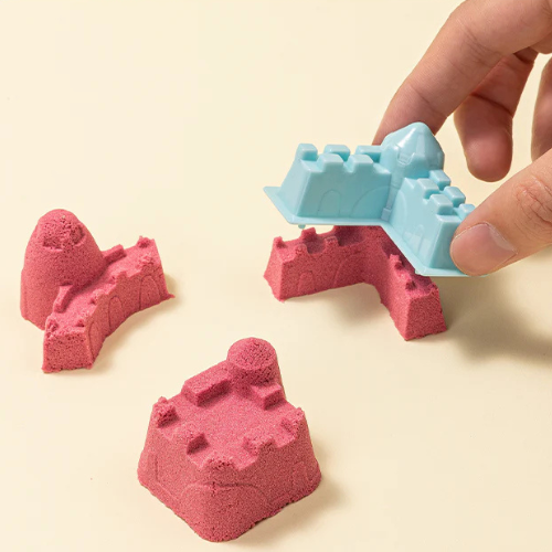 Deli Sand Pink Color 500gm With 6 Molds