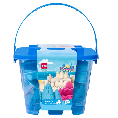 Deli Sand Blue Color 500gm With 6 Molds