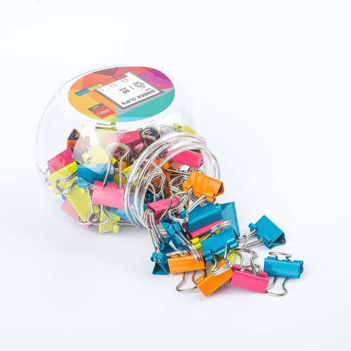 15mm Colour Binder Clips (1x50)