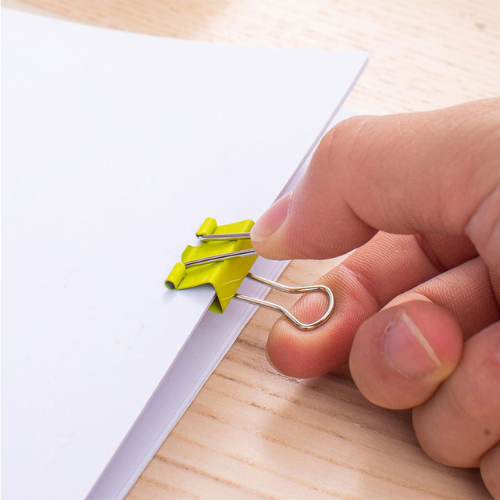 Colourful Binder Clip 19mm (1x25)