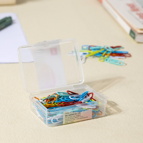 Deli Colored Paper Clips (1x100) 29mm