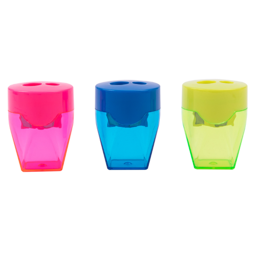 Deli Double Hole Pencil Sharpener (1x12)