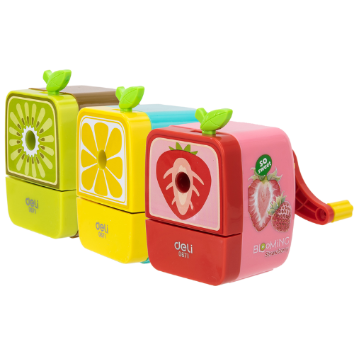 Deli Rotary Pencil Sharpener (Assorted)